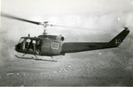 Helicopter in flight