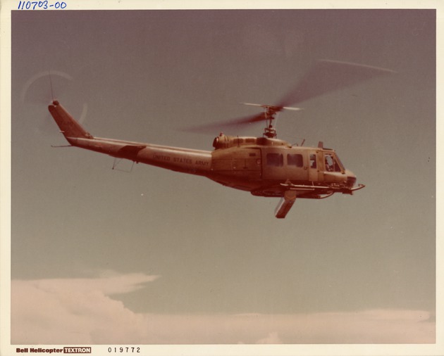Huey UH-1H in Flight - 