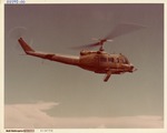 Huey UH-1H in Flight