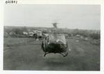 UH-1H helicopter takeoff