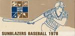 Sunblazers Baseball 1978