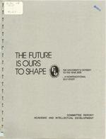 [1979-06] The Future is Ours to Shape a Nontraditional Self-study