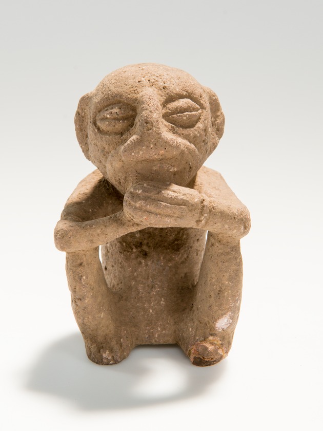 Huetar culture stone figure playing the ocarina - New Page