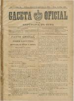 [1906-09-01] Gaceta oficial de la República de Cuba