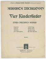 [1906] Vier Kinderlieder