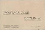 [1905/11/13] Montags Club Berlin W.