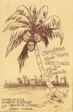 Mana-Zucca, Irwin M. Cassel and Marwin Shepard Cassel Christmas postcard 3