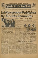 [1961-08-10] Seminole Indian news, Vol. 1, No. 1
