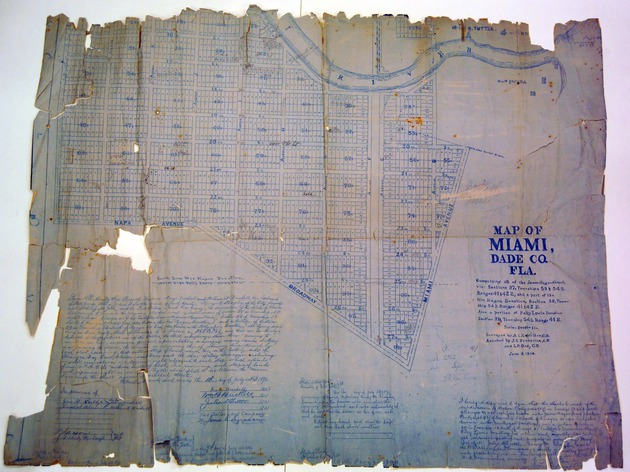 Map of Miami, Dade Co. Fla. - Map of Miami Dade Co