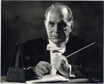 [1967] Portrait of Alberto Bolet with metronome and baton