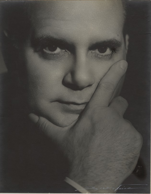 Alberto Bolet close up, black and white portrait