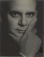 Alberto Bolet close up, black and white portrait