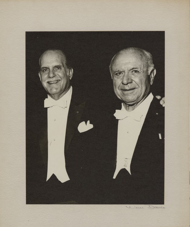 Alberto Bolet standing with Jose Iturbi