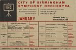 City of Birmingham Symphony Orchestra January calendar