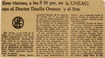 Este viernes, alas 5 30 pm, en la UNEAC: con el Doctor Danilo Orozco y el Son