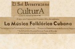 La música folklorica cubana