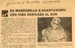 De Manzanillo a Guantanamo: Una vida dedicada al son