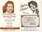 America Crespo canta aria, romanzas y canciones selectas