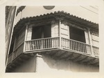 Second floor windows of a building in Santiago de Cuba after 1932 earthquake