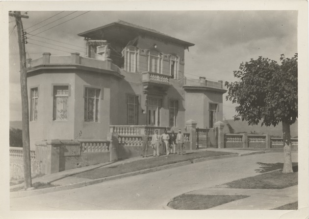 One of the many houses destroyed in Vista Alegra after 1932 earthquake - Recto