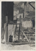 Stairs in Castillo del Morro, Santiago de Cuba after 1932 earthquake