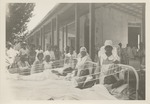 Patients outside at the Civil Hospital after 1932 earthquake