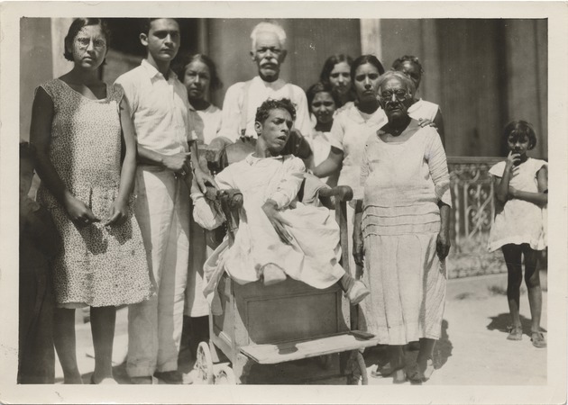 Survivor Pascual Lozada after 1932 earthquake - Recto