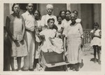 Survivor Pascual Lozada after 1932 earthquake