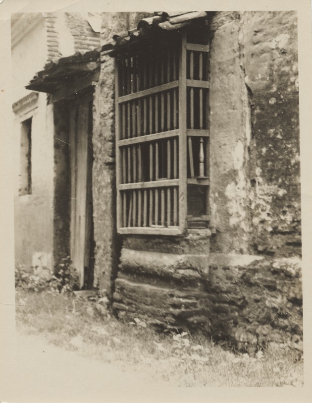 View of doorway and window, Santiago de Cuba - Recto