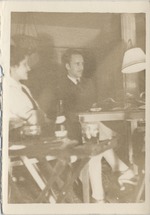 Abril Lamarque (pictured right) sitting next to unidentified woman