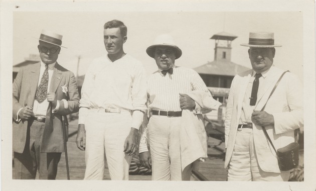 Jose M. Bosch (Pepin); S.M. Scarce, Chief Patrol; Salustiano Martinez; and Alfredo Osle pictured from left to right - Recto