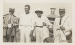 Jose M. Bosch (Pepin); S.M. Scarce, Chief Patrol; Salustiano Martinez; and Alfredo Osle pictured from left to right