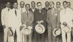 The Professors of the Industrial School including Geronimo Amores Abril pictured second from right