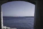 Mouth of bay at Bocachica from inside fort