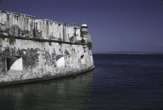 Wall of Bocachica fort