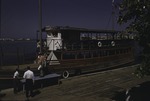 [1961-01] Launch loading at fishing club, Cartagena