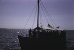 Cartagena, stranded pleasure boat