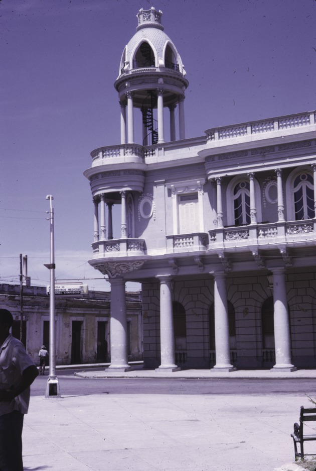 Former home in Central Plaza, Cienfuegos, Cuba