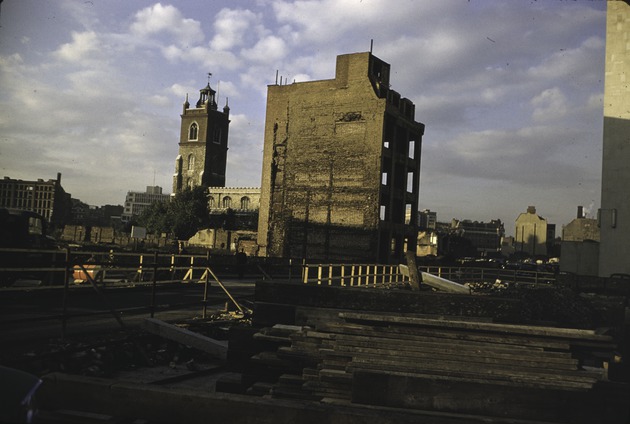 The city of London bomb damage 2