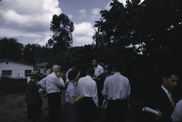 Group at experimental station