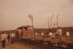 Gondola car at rail camp near Barrancabermeja