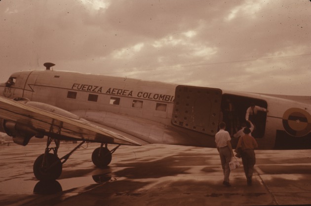 Colombian air force plane at Barracabermeja