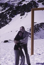 Bernie Nodelman and Elena at Portillo, Chile