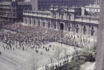 [1970-11] Pro-Allende demonstration La Moneda, Santiago, Chile