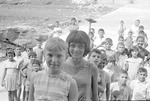 Brazilian children greet Robert F. Kennedy in Manacapuru, Brazil 1