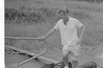 [1965-11] Robert F. Kennedy on the dock, Amazon River, Robert F. Kennedy Latin American tour, Brazil
