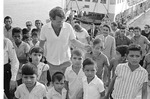 Brazilian children greet Robert F. Kennedy in Manacapuru, Brazil 3