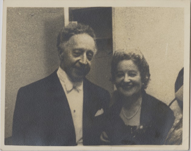 Artur Rubinstein pictured with Mana-Zucca - 
