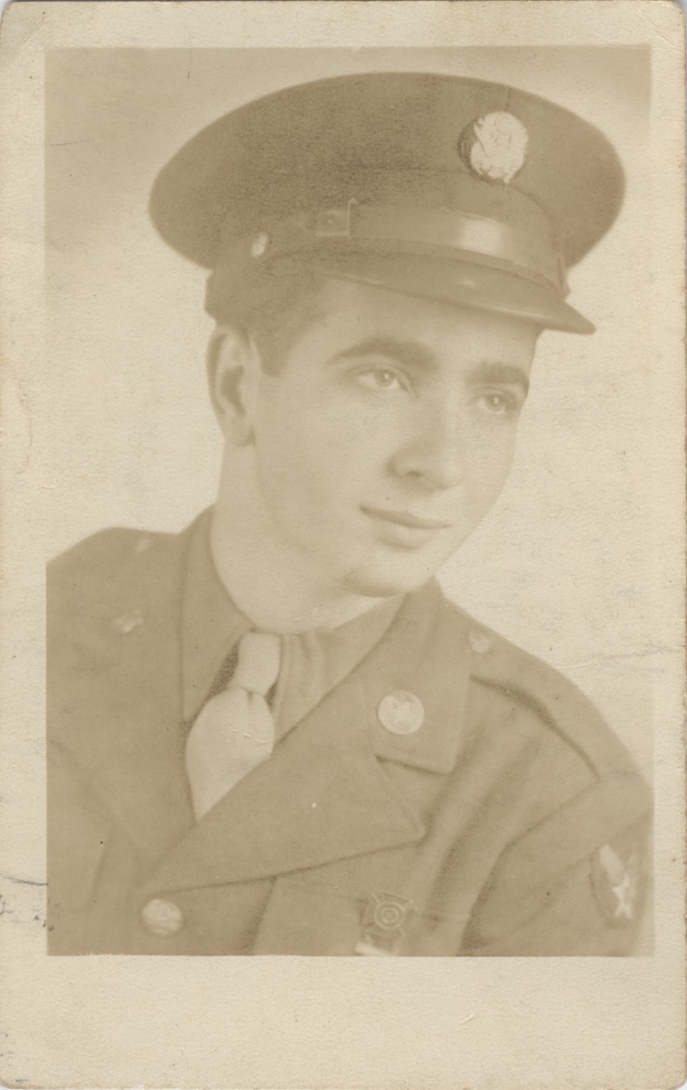 Portrait of Marwin Cassel in military uniform - 