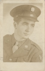 Portrait of Marwin Cassel in military uniform